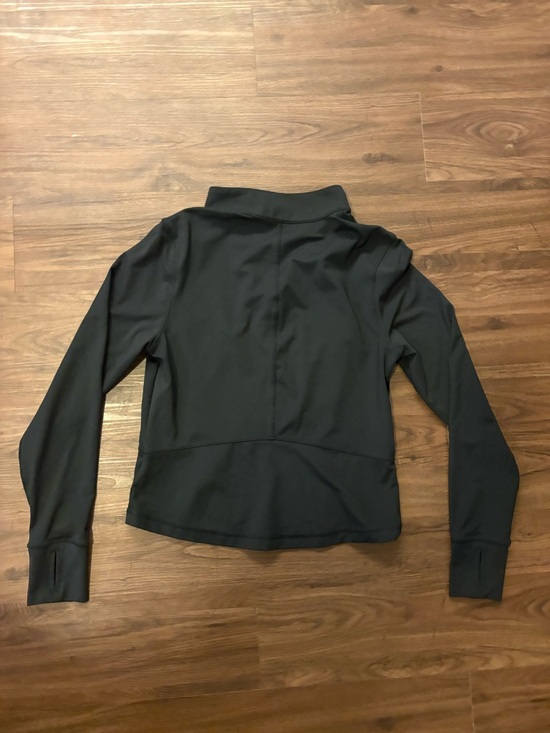 Avia Black Quarter-Zip Athletic Pullover - Picture 2 of 2